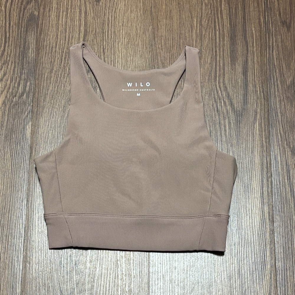 Wilo The Label Brown Seamless Sports Bra Medium High Support - Picture 3 of 5